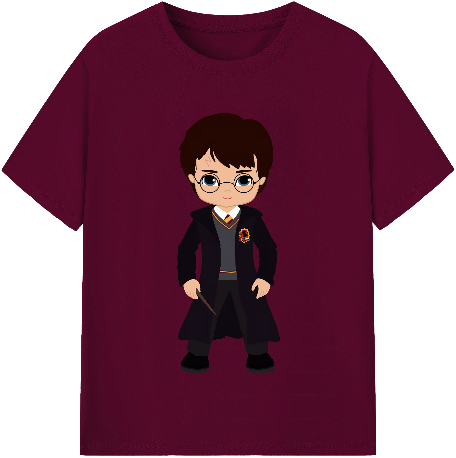 （画像用） Harry Potter ハリー・ポッターシリーズ レディースカジュアルプリントTシャツ（綿100％）